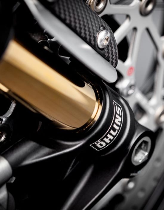 Triumph Bobber TFC Brakes and Suspension Set-up